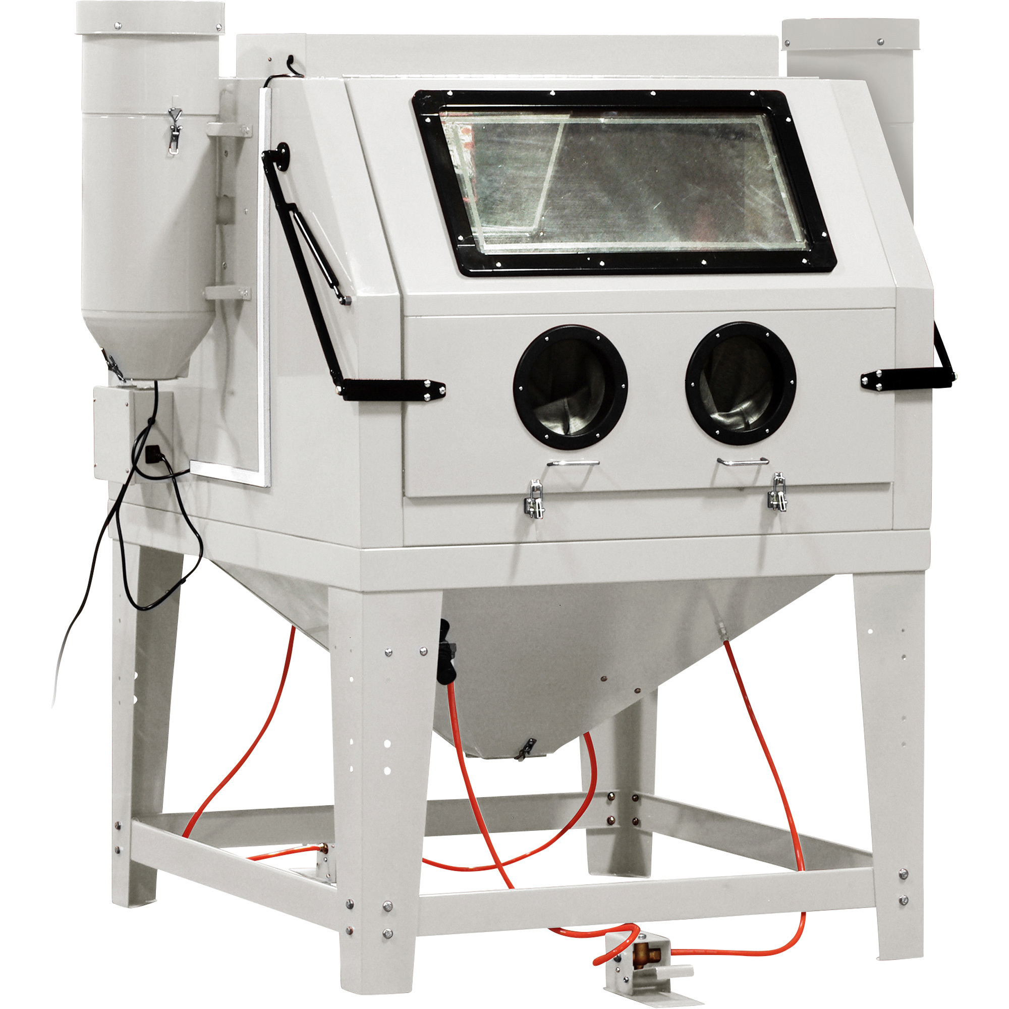 Allsource Dual Station Abrasive Blasting Cabinet, 71in., Model# 41200